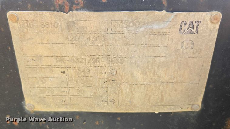 image for item YA1065 2008 Caterpillar 420E IT backhoe