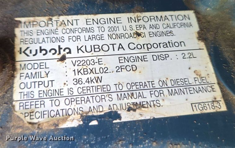 image for item YA1069 2002 Bobcat 763 skid steer loader