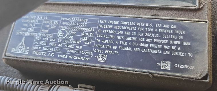 image for item YA1074 2015 Genie GTH-844 telehandler