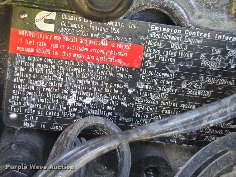 image for item YA1077 2014 JLG 10054 telehandler