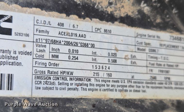 image for item YA1078 2013 Zoomlion RT55 crane