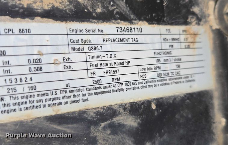 image for item YA1078 2013 Zoomlion RT55 crane