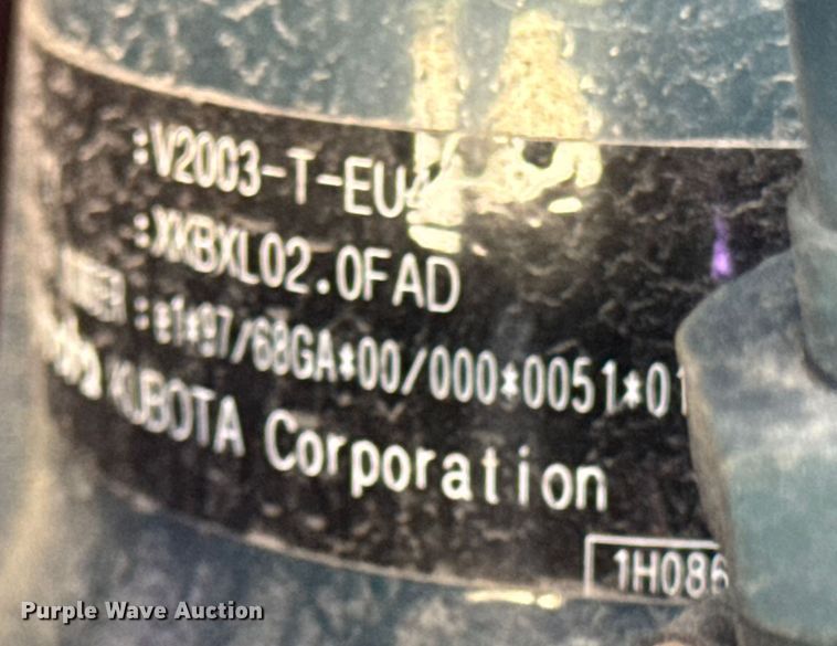 image for item DO2249 2001 Bobcat 341 mini excavator