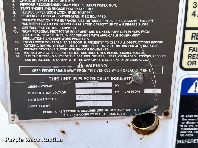 image for item DO2263 2015 Ford F550 Super Duty XL bucket truck