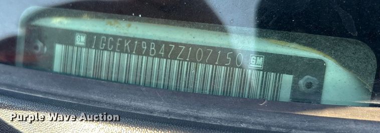 image for item DT4965 2007 Chevrolet Silverado Ext. Cab pickup truck