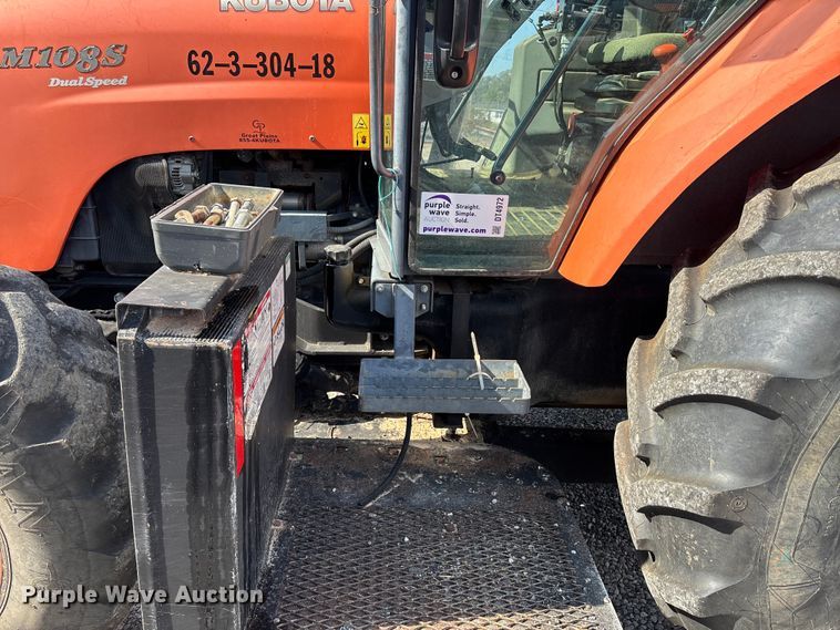 image for item DT4972 Kubota M108S MFWD tractor