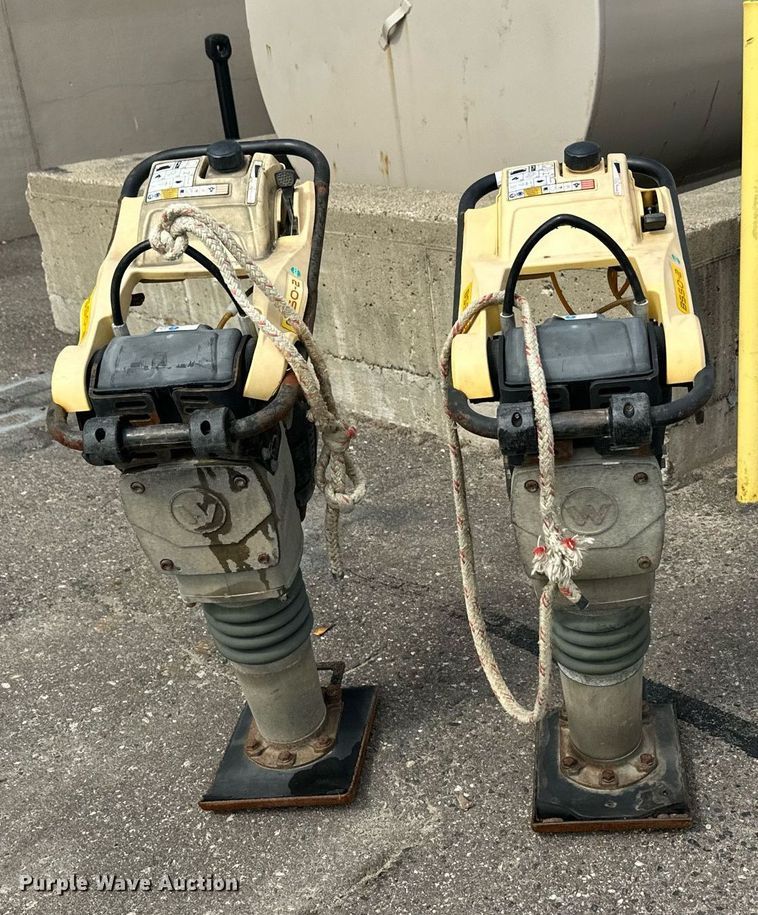 image for item DT6365 Lot of 2 compactors (2) Wacker BS50-2 plate compactors