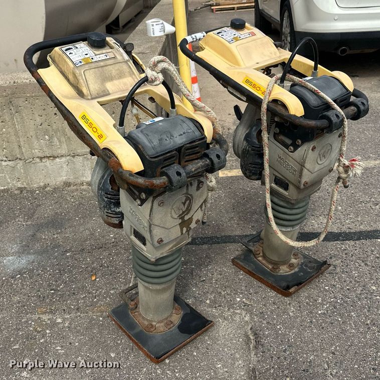 image for item DT6365 Lot of 2 compactors (2) Wacker BS50-2 plate compactors
