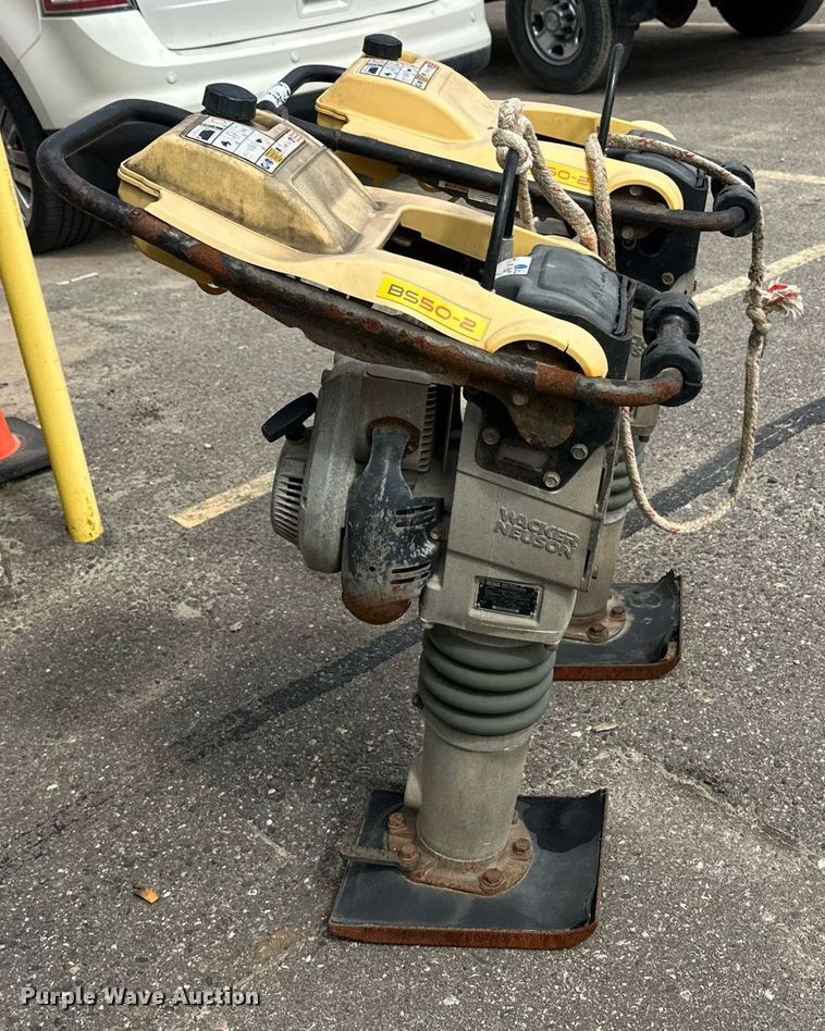 image for item DT6365 Lot of 2 compactors (2) Wacker BS50-2 plate compactors
