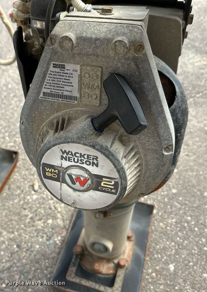 image for item DT6365 Lot of 2 compactors (2) Wacker BS50-2 plate compactors