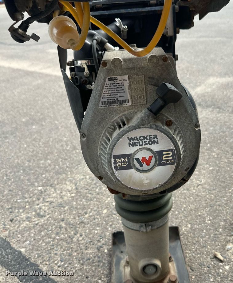 image for item DT6365 Lot of 2 compactors (2) Wacker BS50-2 plate compactors