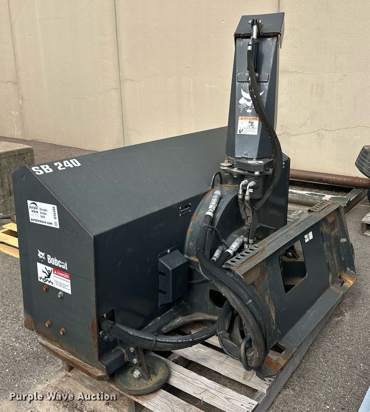 image for item DT6366 Bobcat SB240X 72 skid steer snow blower