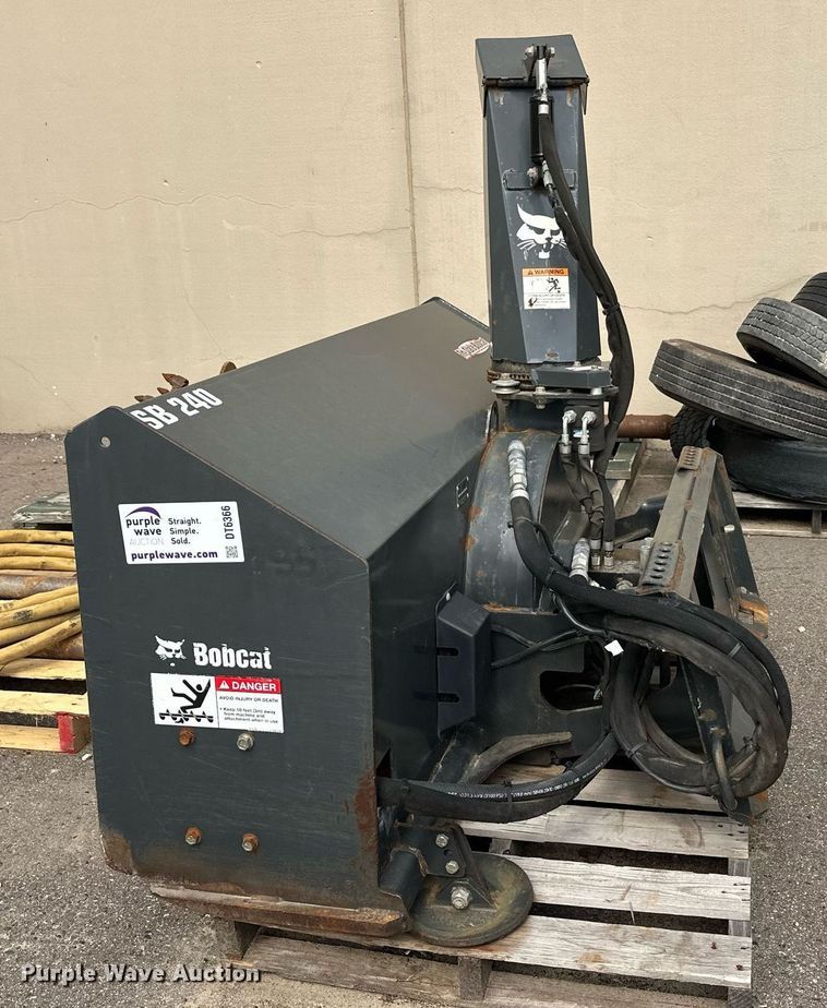 image for item DT6366 Bobcat SB240X 72 skid steer snow blower
