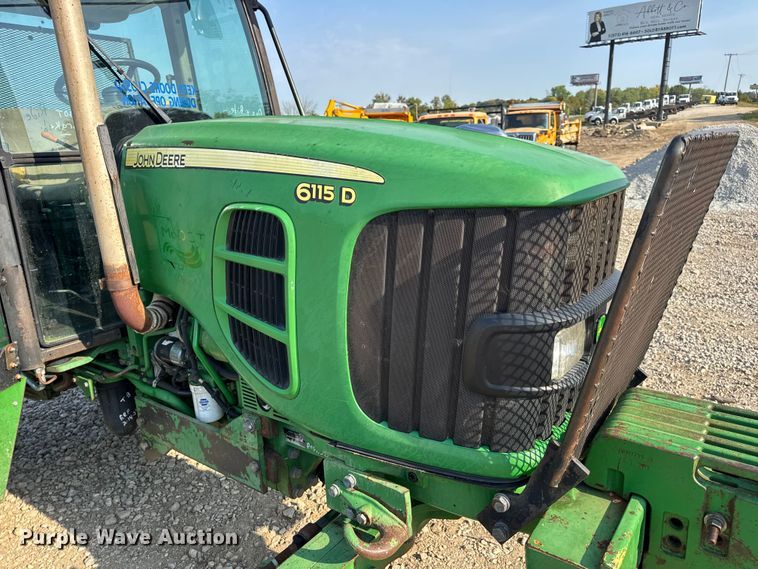 image for item DW6631 2010 John Deere 6115D tractor