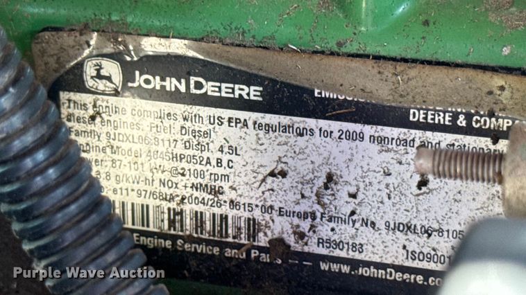 image for item DW6631 2010 John Deere 6115D tractor
