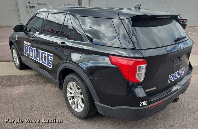 image for item DY1125 2020 Ford Explorer Police Interceptor SUV