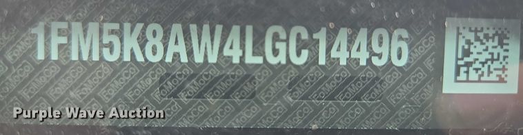 image for item DY1125 2020 Ford Explorer Police Interceptor SUV