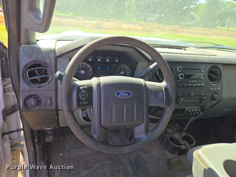 image for item DY1126 2012 Ford F350 Super Duty SuperCab utility bed pickup truck