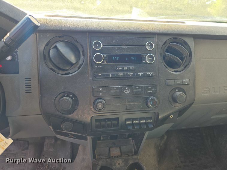 image for item DY1126 2012 Ford F350 Super Duty SuperCab utility bed pickup truck