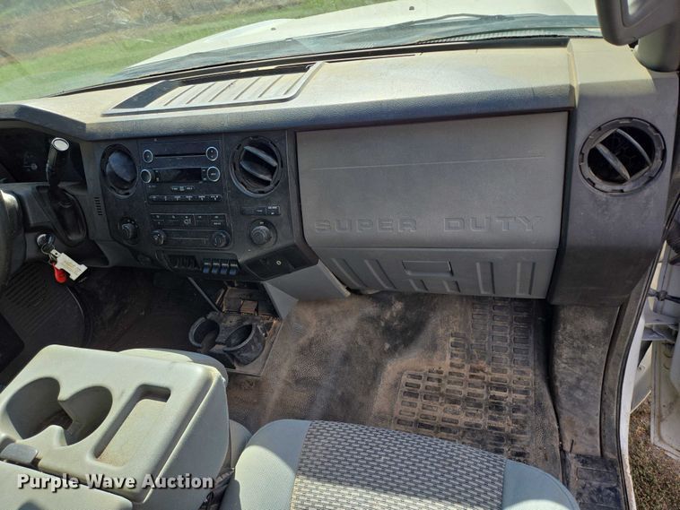 image for item DY1126 2012 Ford F350 Super Duty SuperCab utility bed pickup truck