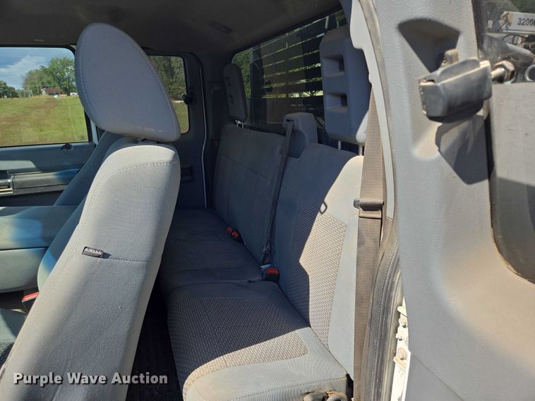 image for item DY1126 2012 Ford F350 Super Duty SuperCab utility bed pickup truck