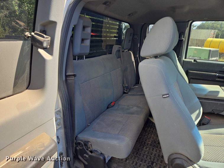 image for item DY1126 2012 Ford F350 Super Duty SuperCab utility bed pickup truck