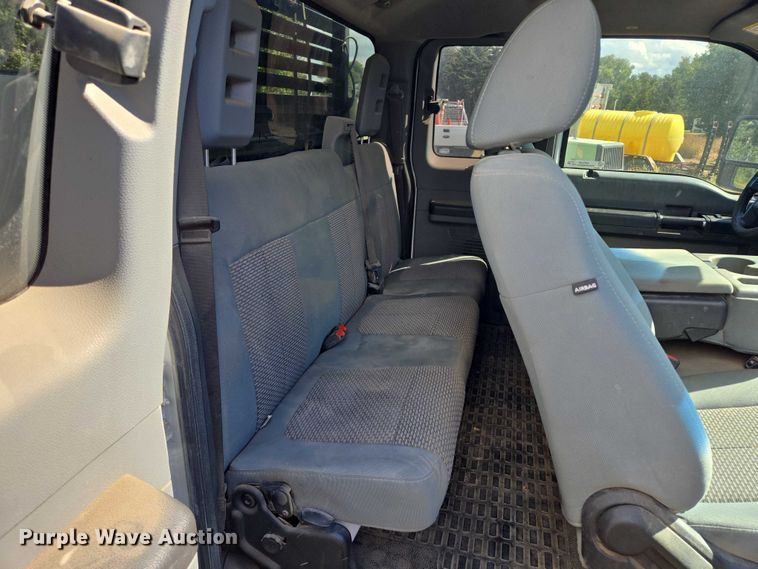 image for item DY1126 2012 Ford F350 Super Duty SuperCab utility bed pickup truck