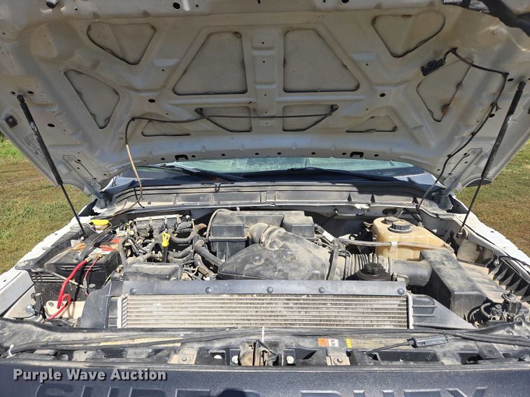 image for item DY1126 2012 Ford F350 Super Duty SuperCab utility bed pickup truck