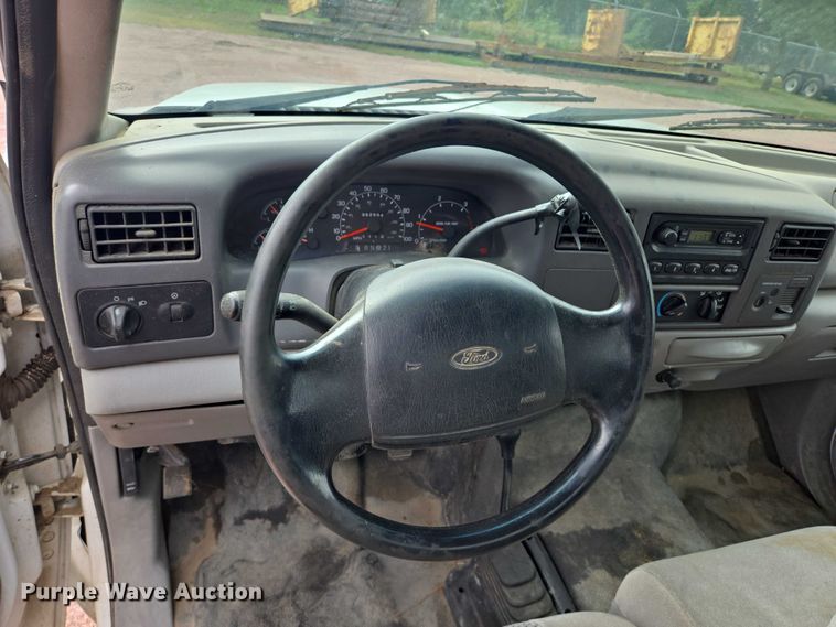 image for item DY1143 2001 Ford F350 Super Duty dump bed pickup truck