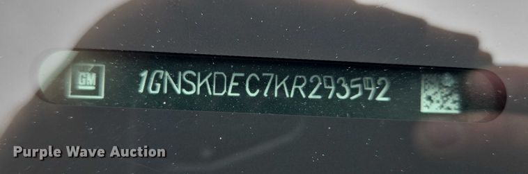 image for item DY1148 2019 Chevrolet Tahoe SUV