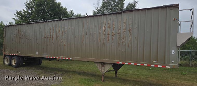 image for item DY1151 2017 Wilkens 48125SCGO walking floor trailer