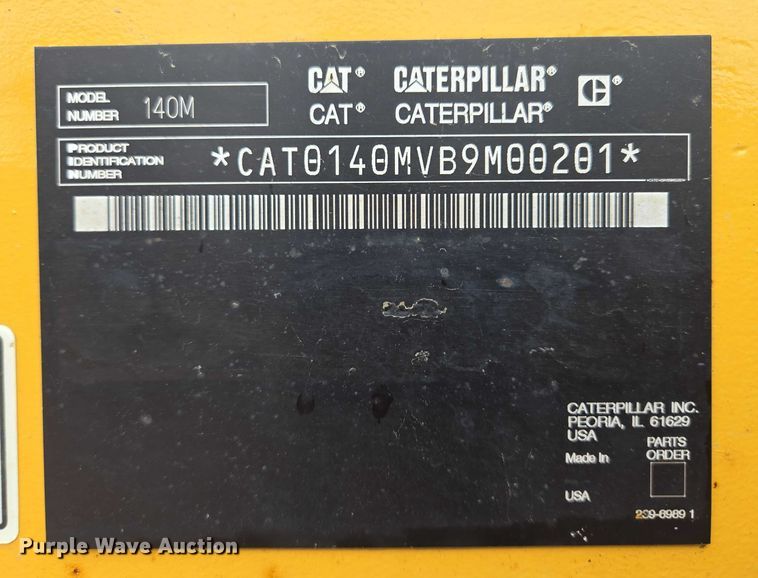 image for item DY1152 2008 Caterpillar 140M AWD motor grader