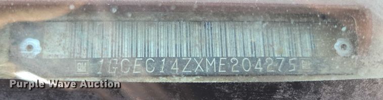 image for item DY1192 1991 Chevrolet C1500 pickup truck