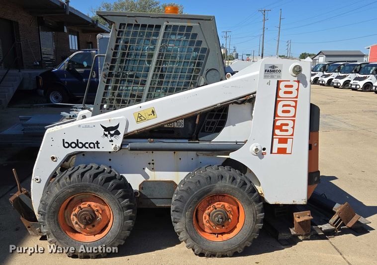 image for item DY1195 1997 Bobcat 863H skid steer loader