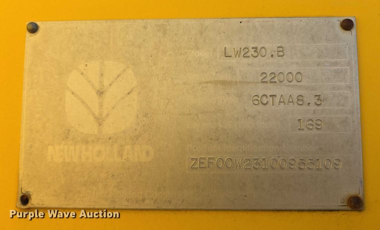 image for item DY1199 2005 New Holland LW230.B wheel loader