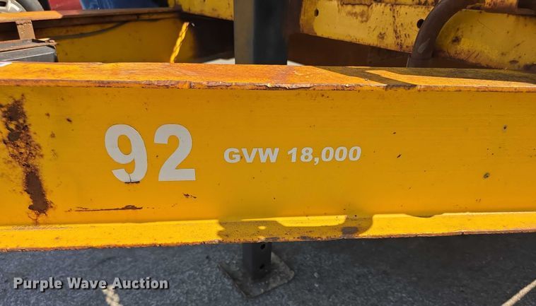 image for item DZ6295 1982 JFW W3 equipment trailer
