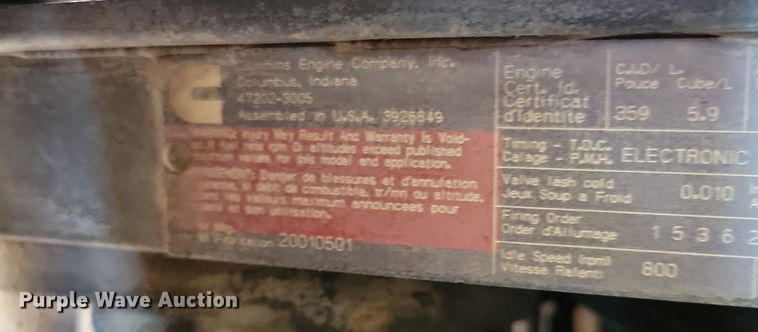 image for item DZ6494 2002 Freightliner FC70 street sweeper truck