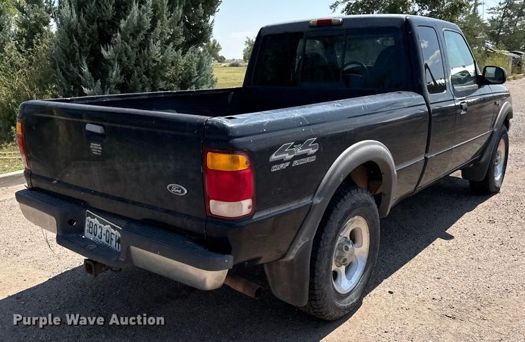 image for item DZ8968 1999 Ford Ranger SuperCab pickup truck