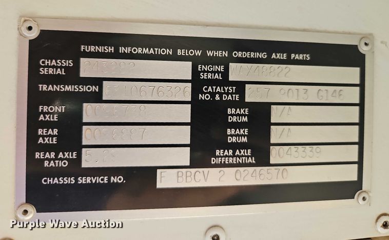 image for item EB8227 2007 Blue Bird school bus