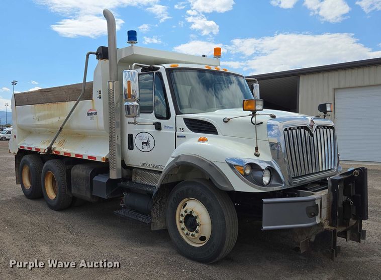 image for item EC1167 2009 International SF625 dump truck