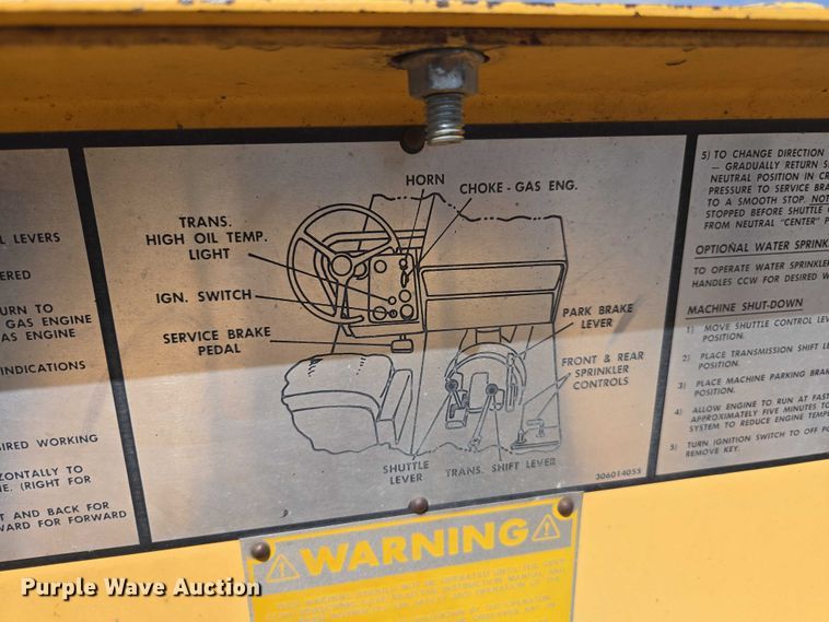 image for item EC1182 Bomag BW 9R pneumatic roller