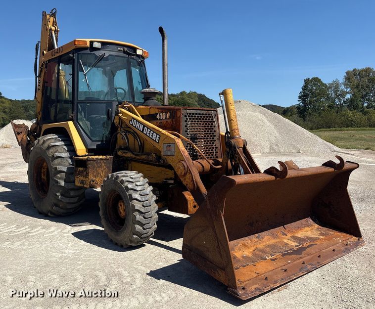 RETROEXCAVADORA 1995 JOHN DEERE 410D