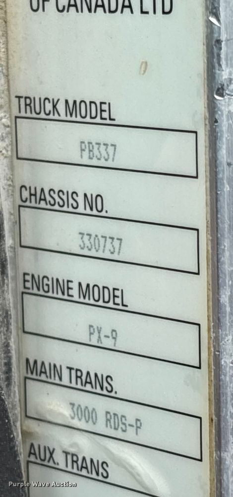 image for item ED1491 2016 Peterbilt 337 dump truck