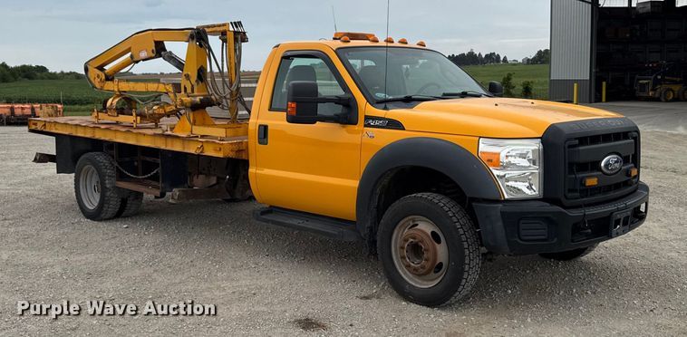 image for item ED1492 2011 Ford F450 Super Duty flatbed truck