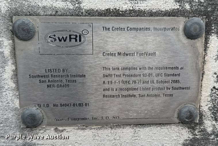 image for item ED1498 Elk River Machine Company fuel tank