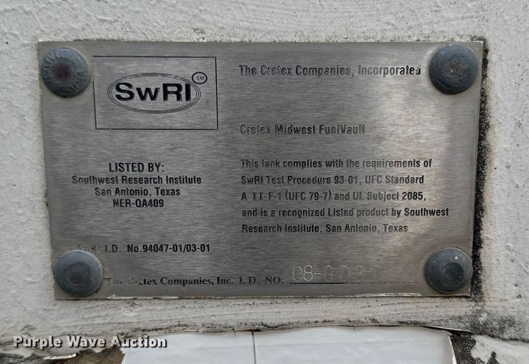 image for item ED1499 Elk River Machine Company fuel tank