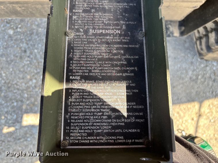 image for item ED2212 2003 Stewart & Stevenson M1078A1 brush fire truck