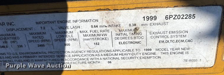 image for item ED2212 2003 Stewart & Stevenson M1078A1 brush fire truck