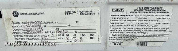 image for item ED4406 2017 Ford E450 shuttle bus