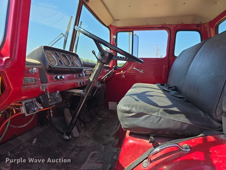 image for item EF3837 1976 Ford 8000 pumper fire truck